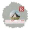 Light Grey Suede Mat Board for 7x7 Frames - Circle Opening for 4x4 Photos